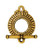 TierraCast Sunburst Toggle Clasp, Antique Gold-Plated, 17.5 x 21.5mm (Qty: 1)