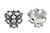 Bee Charm, Silver-Plated (17 x 16.5mm) (Qty: 2) Discontinued