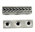 TierraCast Braided 3-Hole Spacer Bar,  Antiqued Silver Plate, 15.25 x 3.8mm (Qty: 2) Discontinued