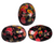 Samos par Puca Beads, Enamel Orange (Qty: 25)