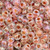 6-0275, Peach Lined Crystal AB (28 gr.) Miyuki 