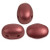 Samos par Puca Beads, Metal Shine Garnet (Qty: 25)