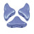 Helios par Puca Beads, Metal Shine Royal Blue (Qty: 25)