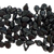 Pip Beads, Jet Black (7 x 5mm) (Qty: 35)