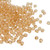3mm Fire Polish, Crystal Champagne  Luster (Qty: 50)