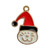 Santa Cat Charm, 21 x 15mm (Qty: 1) 