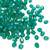4mm Fire Polish, Green Teal AB (Qty: 50)