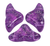 Helios par Puca Beads, Transparent Constellation Amethyst (Qty: 25)