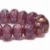 3x5mm Faceted Rondelles, Rosewood w/Gold (Qty: 30)