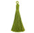 80mm Nylon Tassels, Olive (Qty: 1) Overstock