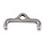 Cymbal Skafi II, 11/0 Bead Ending, Antique Silver-Plated (Qty: 2) Overstock