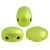 Samos par Puca Beads, Metalust Matte Electric Green (Qty: 25) (Discontinued)