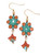 Cosmos par Puca Earrings Kit: Copper & Turquoise