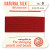 Griffin Silk Bead Cord, Garnet, Size 6 (0.7mm) (2m, approx. 6.5 ft)