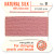 Griffin Silk Bead Cord, Dark Pink, Size 8 (0.8mm) (2m, approx. 6.5 ft)