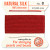 Griffin Silk Bead Cord, Garnet, Size 8 (0.8mm) (2m, approx. 6.5 ft)