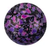 14mm Cabochon par Puca, Enamel Purple and Pink (Qty: 1)