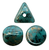 Ilos par Puca Beads, Opaque Green Turquoise Bronze (10 gr.)