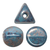 Ilos par Puca Beads, Opaque Blue Turquoise Bronze (10 gr.)