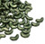 Arcos par Puca Beads, Bronze Green (Qty: 25)