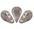 Amos par Puca Beads, Mishmash Taupe (Qty: 25)