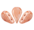 Amos par Puca Beads, Mishmash Peach (Qty: 25)