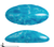 Athos 3-Hole Les Perles par Puca, Mishmash Turquoise, 10 x 20 mm (Qty: 2)