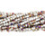 3mm Fire Polish, White/Half Coat Marea (Qty: 50)