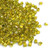 Size 10 Miyuki Sharp Edge Triangles - 0378B, Bronze-Lined Light Olivine  (28 gr.) Discontinued