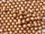 4mm Round Glass Beads, Metallic Copper (Qty: 50)