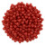 2mm Round Glass Beads, Opaque Red (Qty: 50)