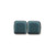 2-Hole Tile Beads, Dark Turquoise (Qty: 25)