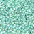 11-P0571A, PermaFinish Light Seafoam Gilt-Lined Opal (28 gr.) Toho 