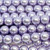 3mm Czech Glass Pearls, Lavender Blue (Qty: 50)