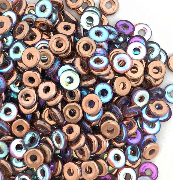 O Beads, Crystal Copper Rainbow (5 gr.)