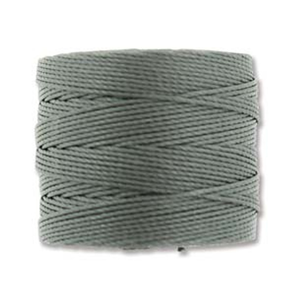 S-Lon Bead Cord, Gunmetal (TEX 210, Medium Weight) (77 yd)