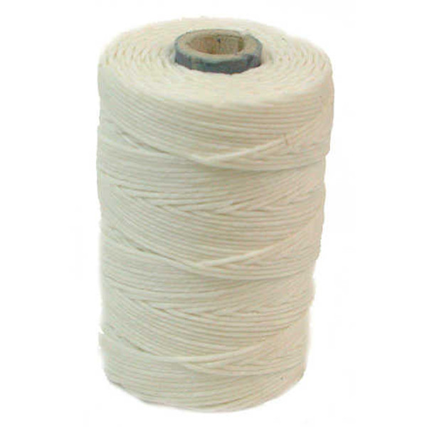 Irish Waxed Linen, 4-Ply, White (10 yards)
