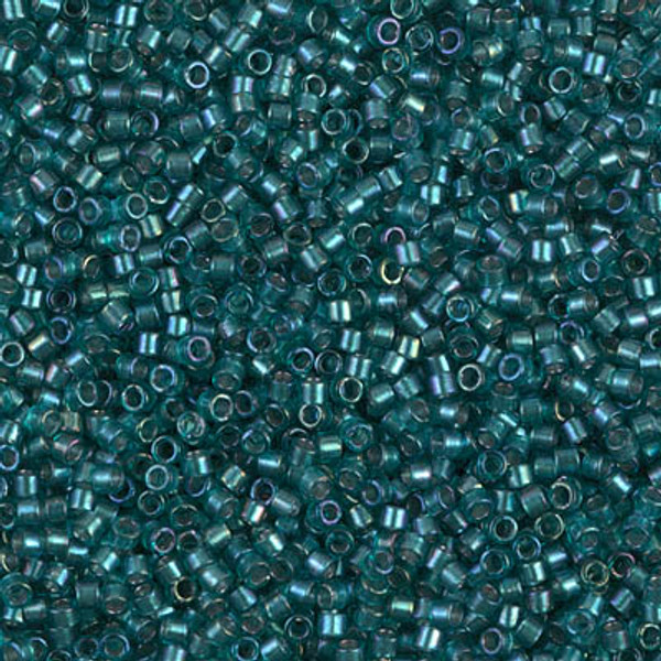 Size 11, DB-1769, Sparkle Aqua Green-Lined Teal AB (10 gr.)