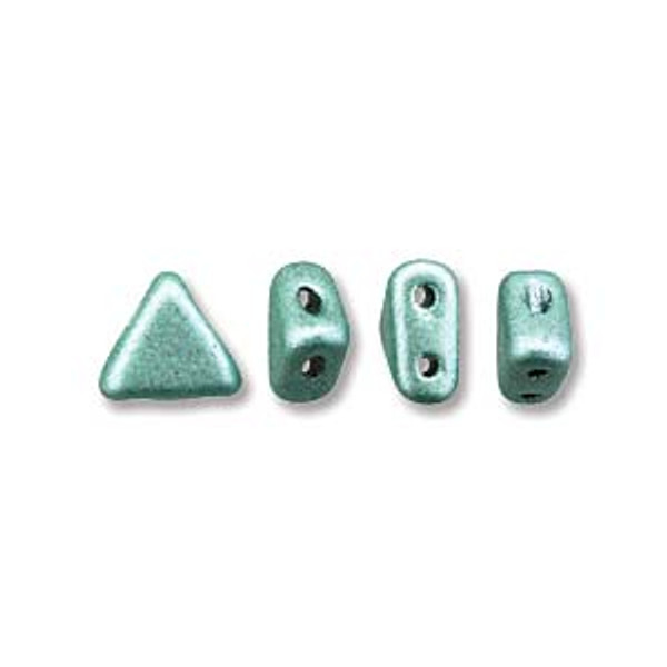 Kheops par Puca Beads, Metallic Green (Qty: 25)