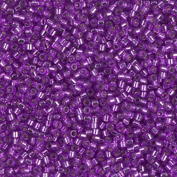 Size 11, DB-1345, Silver-Lined Bright Violet (10 gr.)