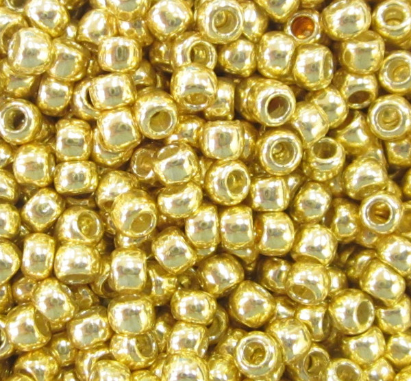 Toho 8-PF0557,  PermaFinish Gold (28 gr.) (Formerly P0471)