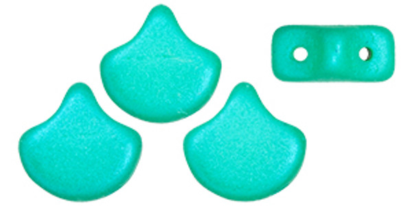 Ginko Beads, Polychrome Sea Foam Green (Qty: 25)