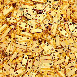 Quarter Tilas, 24K Gold-Plated, Color 191 (5 gr.) - Jill Wiseman