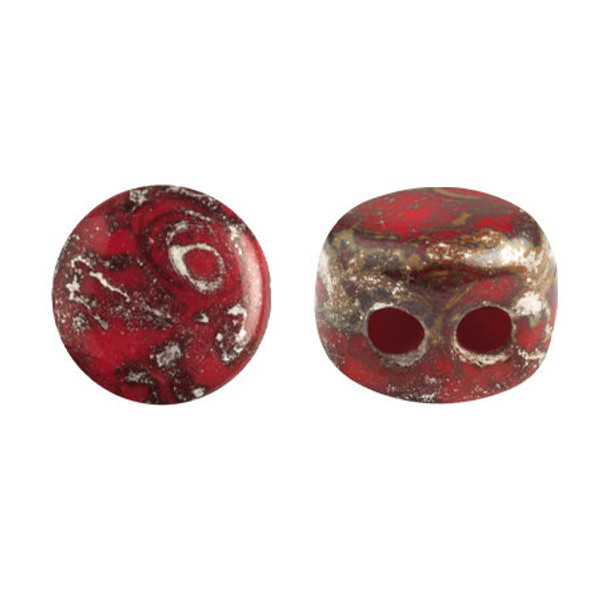 Kalos par Puca Beads, Cherry New Picasso (Qty: 50)