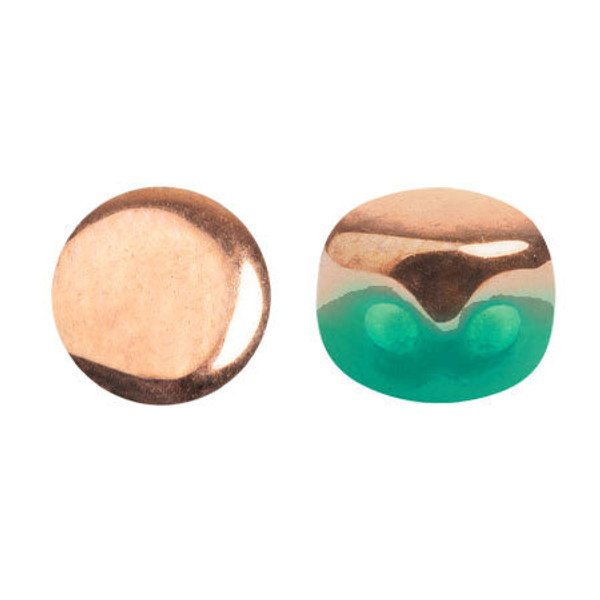 Kalos par Puca Beads, Jade Capri Gold (Qty: 50)