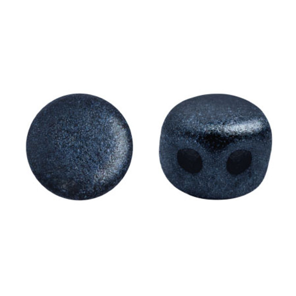 Kalos par Puca Beads, Matte Metallic Dark Blue (Qty: 50)