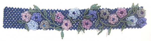 Ramblin' Roses Bracelet Kit, Blues & Purples