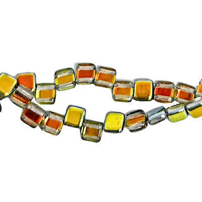 Tile Beads, Crystal Marea, 6mm (Qty: 25)