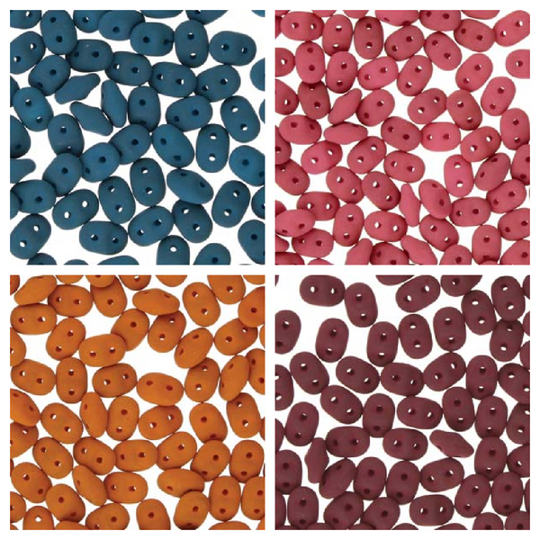 SuperDuo Color-Coordinated Set, Matte Velvet (4 colors) (10 gr. of each color)