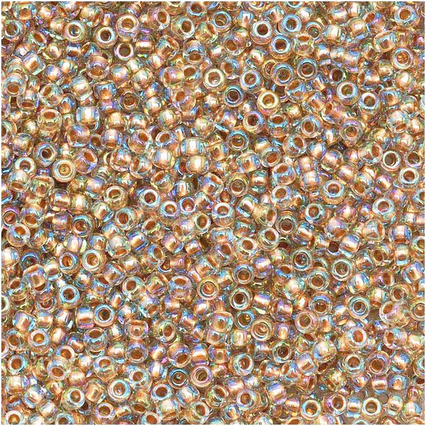 Toho 15-0994, Gold-Lined Rainbow Crystal (14 gr.)